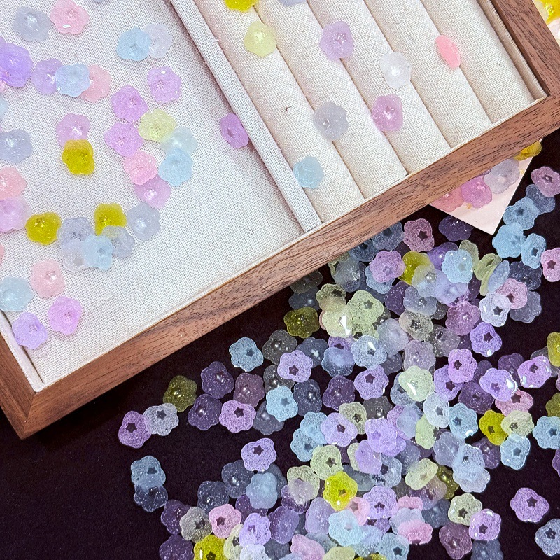 Resin Art Case - 50 قطعة 11X10.5 مم زخارف راتنج