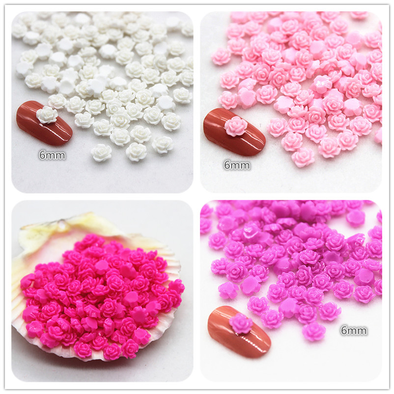 Resin Art Rose - كبوشن ورد صغير 6 مللي متر