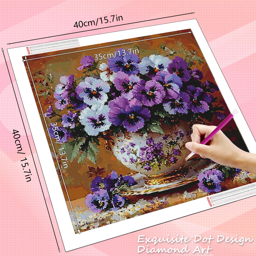HUACAN 5D الماس الفسيفساء روز  - مراجعة Resin Art Rose وسعره