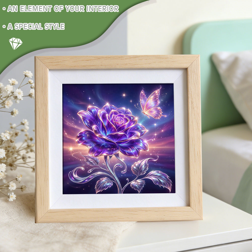 لوحات فنية مزخرفة بالألماس من  - مراجعة Resin Art Rose وسعره