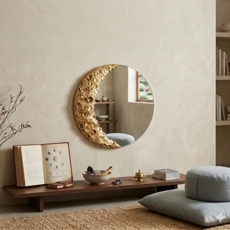 مرآة حائط دائرية جديدة مقاس 9  - مراجعة Resin Art Wallpaper وسعره