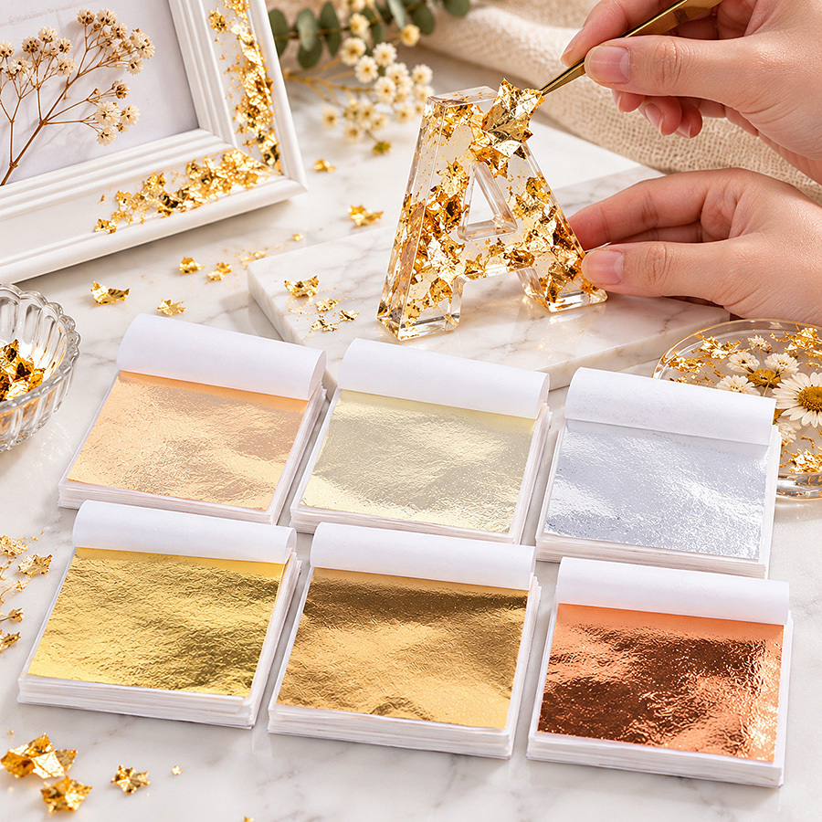 100 ورقة من ورق الذهب للاستخدا - مراجعة Resin Art Wedding Gift وسعره