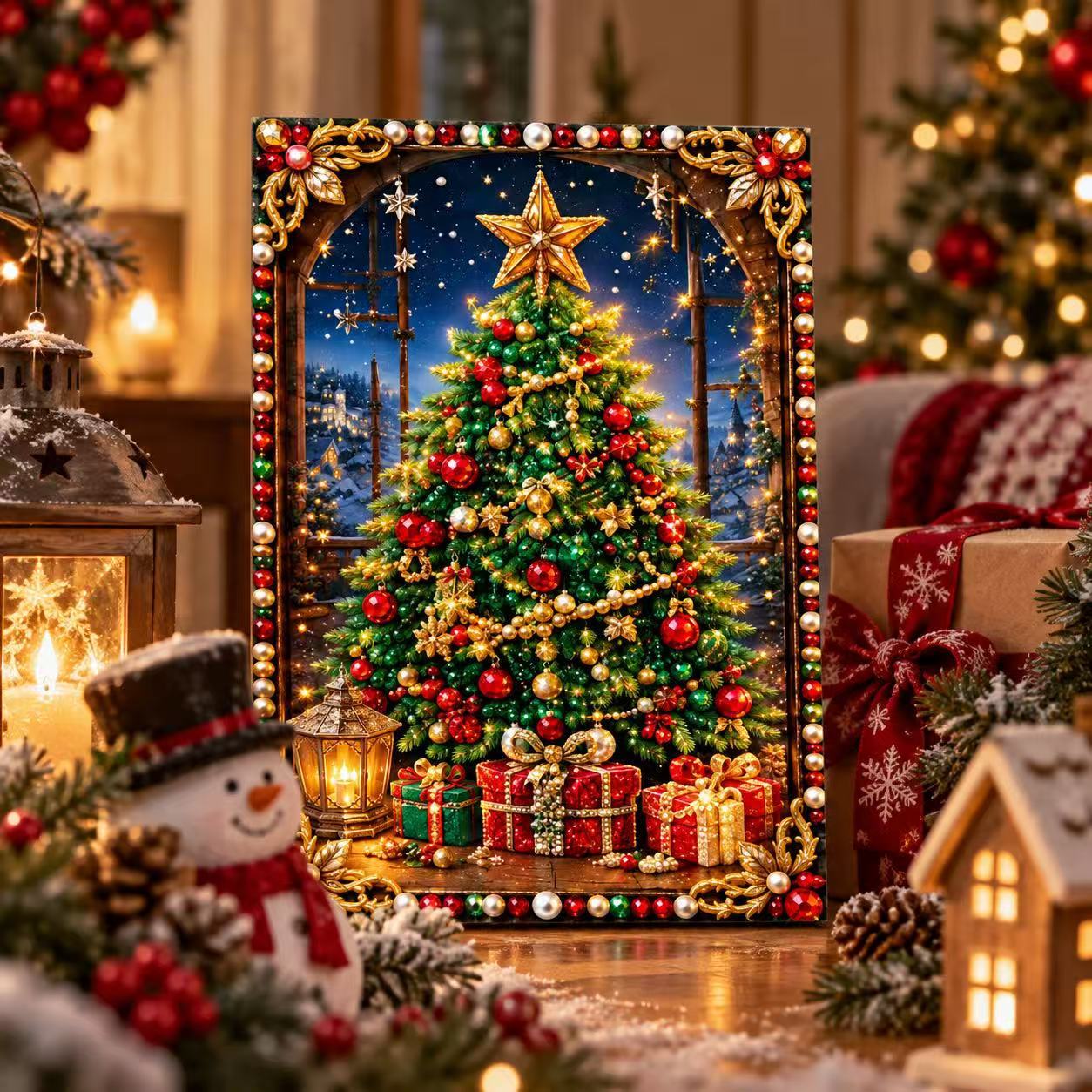 مجموعة أدوات الرسم باللؤلؤ لعي - مراجعة Resin Art Wallpaper وسعره