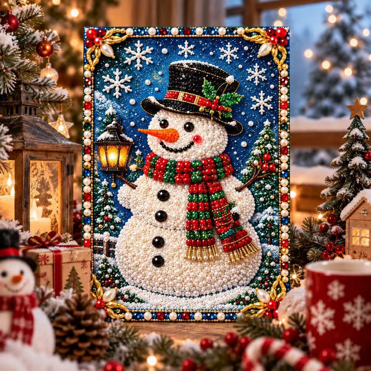 مجموعة أدوات الرسم باللؤلؤ لعي - مراجعة Resin Art Wallpaper وسعره