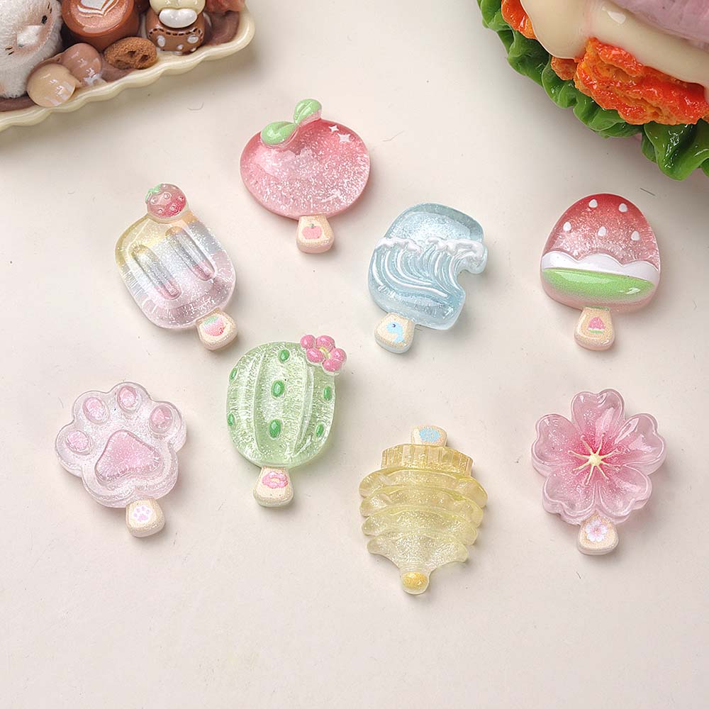 10 قطع من زينة الراتنج الشفافة - مراجعة Resin Art Case وسعره